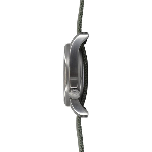 Bertucci A-2S Field Watch 40mm – Black Dial, Defender Drab Nylon Band