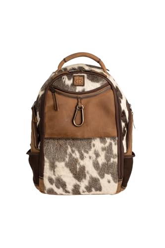 Cowhide Travel Bag by STS Ranchwear in Cowhide/Tan