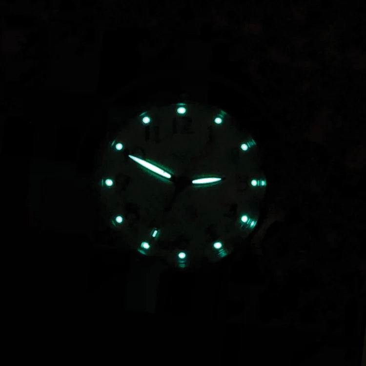 Bertucci M-2RA women's field watch 35mm sand dial black comfort webb band