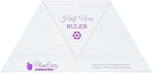 PlumEasy Patterns Half-Hexie Ruler