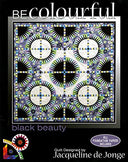 Black Beauty Paper Pieced Quilt Pattern by Jacqueline de Jong