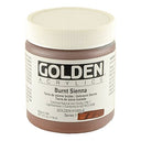 Golden Heavy Body Acrylic - Burnt Sienna - 4 oz Jar