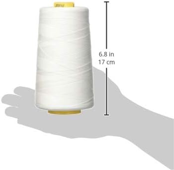 Aurifil Mako Cotton 3-ply Longarm 40wt 3280yds Natural White Thread