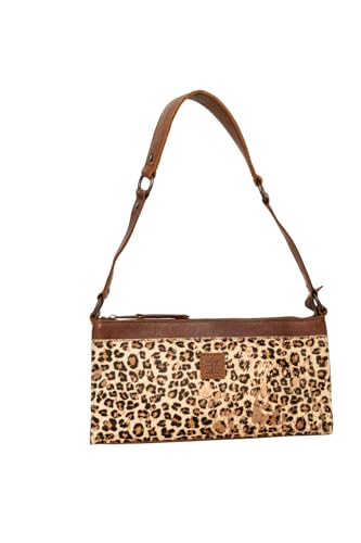 STS Ranchwear Womens Great Plains Bailey Leopard Print/Brown Leather Handbag Bag OS by STS Ranchwear in Leopard Print/Brown