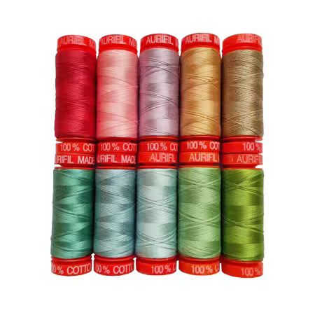 Aurifil USA Thread Collection, Prairie by Lori Holt