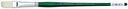 Grumbacher Gainsborough Flat Oil and Acrylic Brush, Hog Bristle, Size 10 (1271F.10)