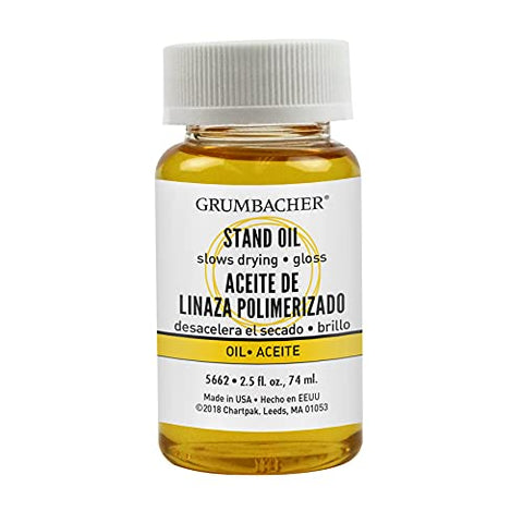 Grumbacher Stand Oil Medium, 2-1/2 Oz. Jar, #566-2