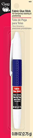 Dritz Stick Pen Fabric Glue, 0.09-Ounce, Clear, 9 Oz