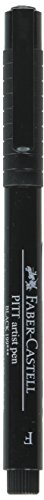 Faber-Castell A.W USA FC800011T Pitt Artist Pen Fine Bc, Black