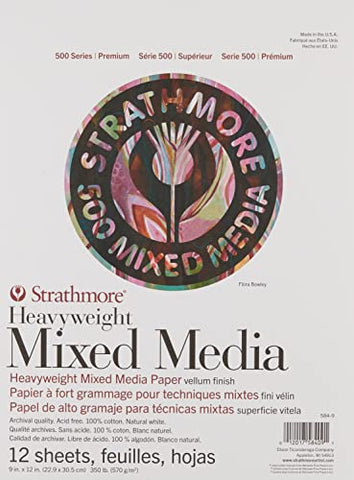 Strathmore (584-9 500 Series Heavyweight Mixed Media, 9
