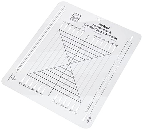 June Tailor 10x12 Perfect Half Square & Quarter Square Triangle Ruler