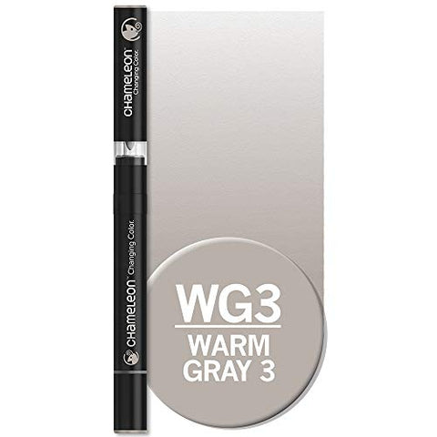 Chameleon Art Products, Chameleon Pen, Warm Grey 3 WG3, One Pen Two Nibs