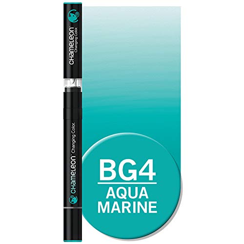 Chameleon Art Products, Chameleon Pen, Aqua Marine BG4, One Pen Two Nibs