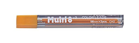 Pentel Multi 8 Color 2 mm Lead Refill, Orange (CH2-F)