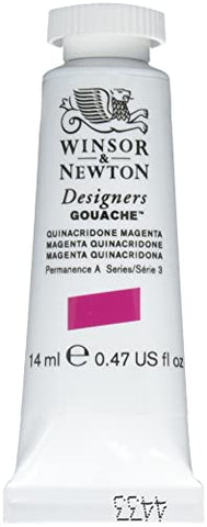 Winsor And Newton Designer Gouache 14Ml Quinacridone Magenta