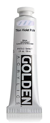 Golden Heavy Body Acrylic, 2 Ounce Tube, Titan Violet Pale (1573-2)