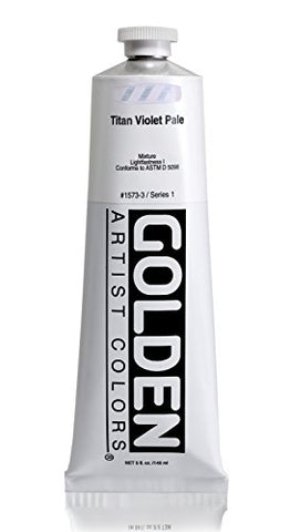 Golden Artist Acrylic, 5 Ounce Tube, Titan Violet Pale (1573-3)