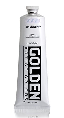 Golden Artist Acrylic, 5 Ounce Tube, Titan Violet Pale (1573-3)