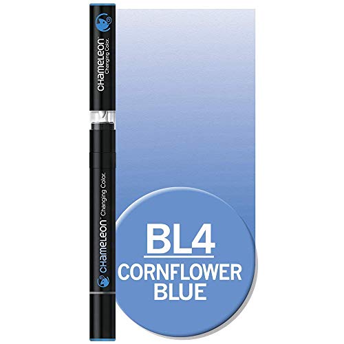 Chameleon Art Products, Chameleon Pen, Cornflower Blue BL4, One Pen Two Nibs