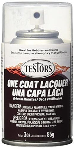 Testor's 1834MT 3 Oz Clear Wet Look One Coat Spray Lacquer3