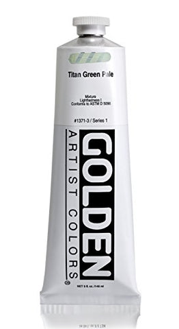 Golden Artist Acrylic, 5 Ounce Tube, Titan Green Pale (1371-3)