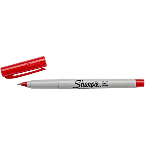 Sanford Sharpie Precision Ultra-fine Point Markers-Sharpie Permanent Marker, Ultra-Fine, Red