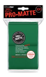 Deck Protectors - Pro-Matte Green (100 per Pack)