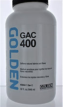 Golden Acrylic Polymer GAC-400 Stiffens Textiles/Fibers - 32 oz Jar