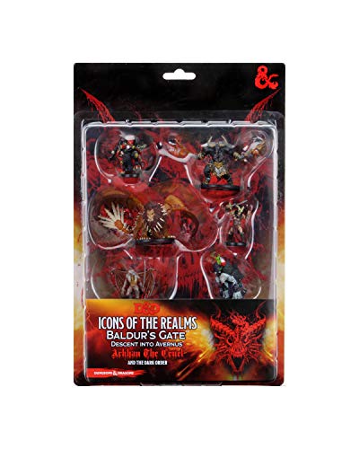 WizKids D&D Icons of The Realms Figure Pack: Descent Into Avernus: Arkhan The Cruel & The Dark Order