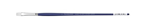 Grumbacher Academy Oil and Acrylic Bright Brush, White Nylon Bristles, Size 4 (780B.4)