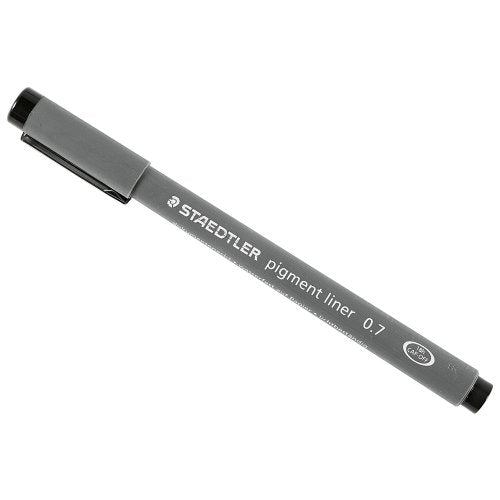 Staedtler pigment liner fineliner technical drawing pen black ink 0.7mm