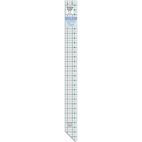 Binding Buddy 2 1/2in x 30in Strip Ruler - 3 Pack
