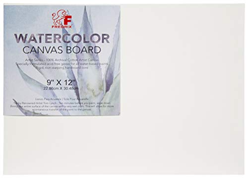 Tara Materials Fredrix 9x12 Watercolor Canvas Board