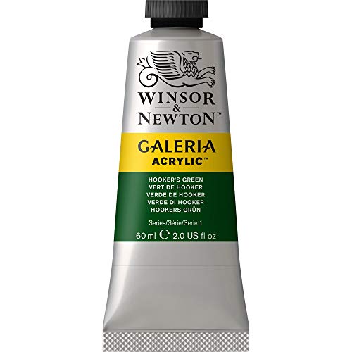 Winsor & Newton Galeria Acrylic Paint, 2 Fl Oz (Pack of 1), Hookers Green