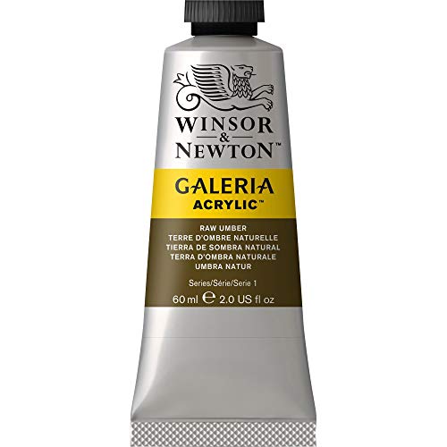 Winsor & Newton - 2120554 Galeria Acrylic Paint, 60-ml Tube, Raw Umber, 2 Fl Oz