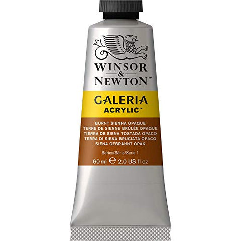 Winsor & Newton Galeria Acrylic Paint, 60-ml Tube, Burnt Sienna Opaque, 2 Fl Oz