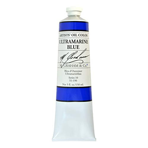 M. Graham Artist Oil Paint Ultramarine Blue 5oz Tube