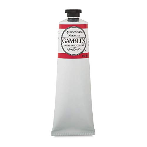 Gamblin Artist Oil Color - Quinacridone Magenta - 150 ml Tube