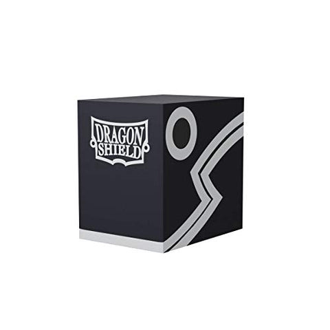 Card Deck Box Double Shell: Black/Black - Dragon Shield