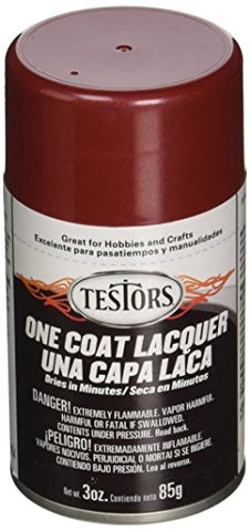 Testors 1838MT 3 oz. Lacquer Spray Gloss Paint, Mythical Maroon