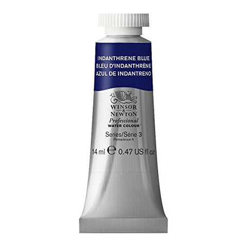 Winsor & Newton - 105321 Professional Water Colour Paint, 14ml tube, Indanthrene Blue