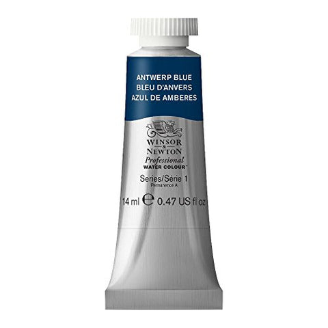 Winsor & Newton Professional Water Colour Paint, 14ml tube, Antwerp Blue