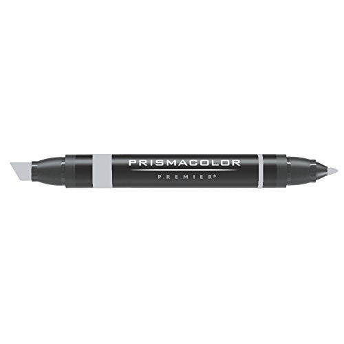 Prismacolor Double-Ended Marker, Broad and Fine Tip, PM111 Cool Gray 40% (3523)