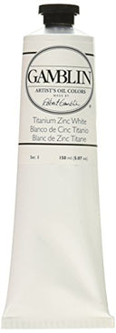 Gamblin Artist Oil Color - Titanium-Zinc White - 150 ml Tube