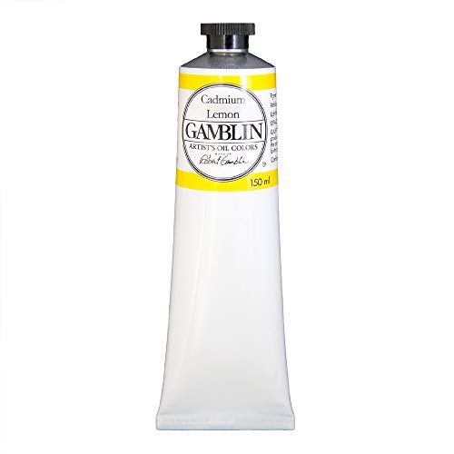 Gamblin Artists' Grade Oil Color Color: Cadmium Lemon 5 Ounce