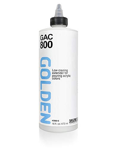 Golden Acrylic Polymer GAC-800 Reduces Crazing - 16 oz Cylinder