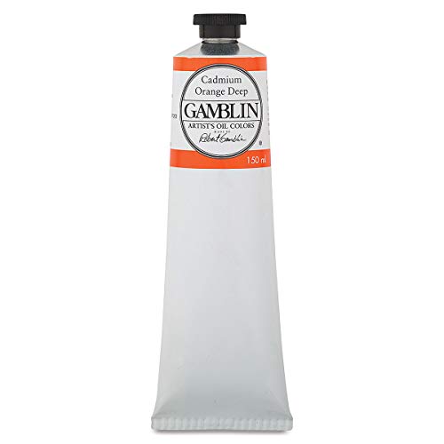 Gamblin Artist Oil Color - Cadmium Orange Deep - 150 ml Tube