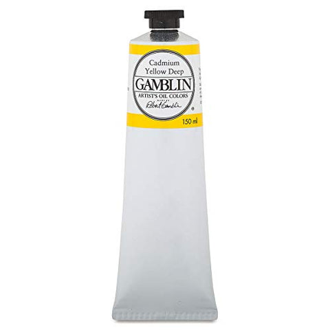 Gamblin Artist Oil Color - Cadmium Yellow Deep - 150 ml Tube