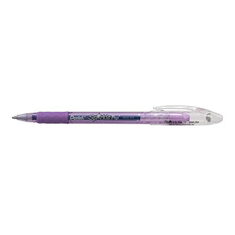Pentel Sparkle Pop Gel Pen, 1.0mm Bold Point, Violet-Blue Ink (K91-DV)