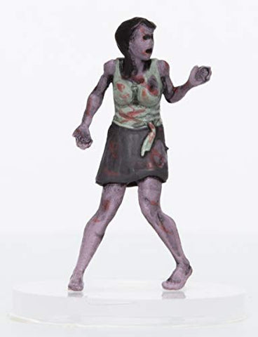 Characters of Adventure - Zombie Female Human Peasant - Plastic Miniature for D&D or Pathfinder